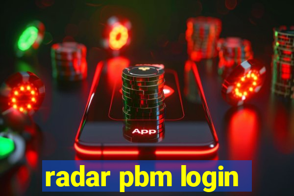 radar pbm login